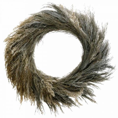 Floristik24 Couronne décorative herbe sèche et grain Ø55cm couronne sèche