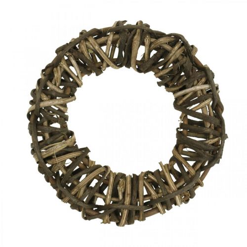 Floristik24 Couronne de vigne Ø30cm couronne décorative vigne naturelle porte couronne