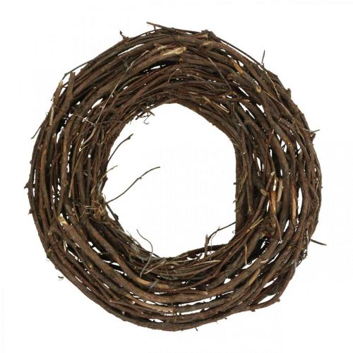 Floristik24 Couronne de vigne Ø35cm couronne décorative naturelle marron