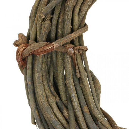 Floristik24 Couronne décorative faite de branches naturelles Ø40cm couronne naturelle