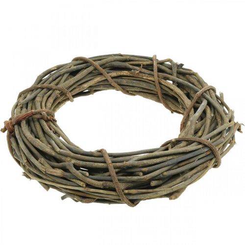 Floristik24 Couronne décorative faite de branches naturelles Ø40cm couronne naturelle