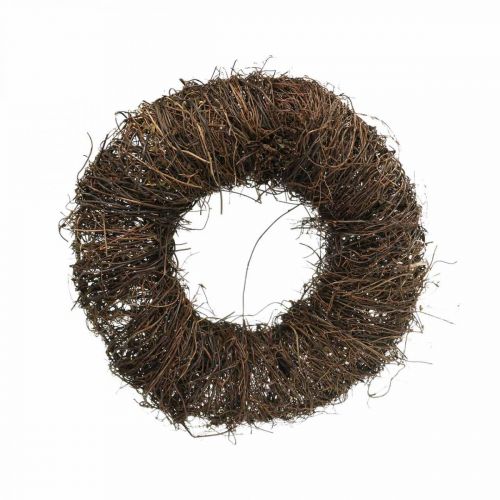 Floristik24 Couronne de Vigne Brun Foncé Couronne décorative naturelle en vigne Ø25cm