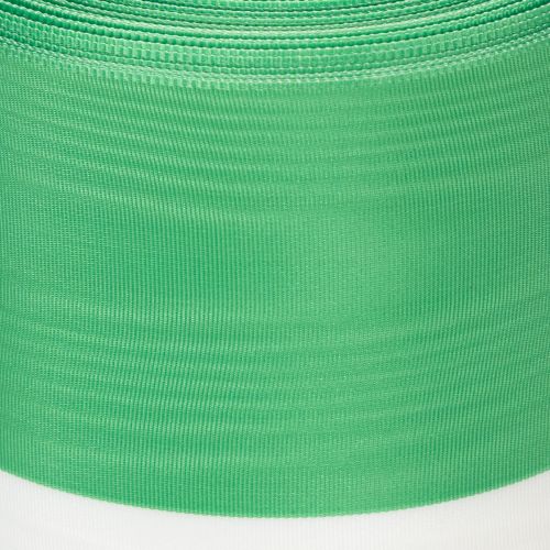 Ruban moiré pour couronne, 125 mm x 25 m, vert et blanc, ruban tissé en taffetas, ruban national, ruban décoratif | Floristik24.be