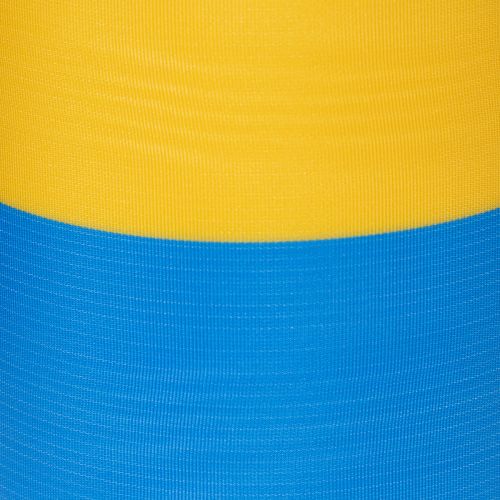 Rubans moirés pour couronnes de 150 mm, bleus et jaunes - rubans de deuil et décoratifs haut de gamme, pour les célébrations, rubans pour nœuds | Floristik24.be