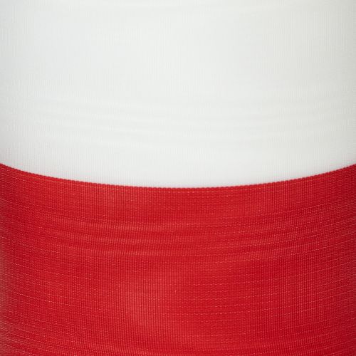 Rubans de couronne moirés blanc-rouge 100 mm | Floristik24.be