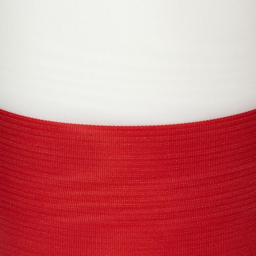 Ruban moiré blanc et rouge pour couronne, 125 mm - ruban de deuil, ruban décoratif, ruban à nœud, ruban festif, rouleau de 25 m | Floristik24.be