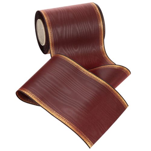 Ruban couronne Bordeaux Moiré ruban décoratif 125 mm | Floristik24.be