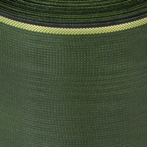 Article Ruban vert foncé pour couronnes, bordé d'or, 75 mm de large, 25 m de long - Idéal pour les décorations funéraires et l'art floral