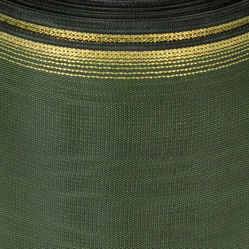 Article Ruban décoratif en taffetas vert foncé moiré 100 mm pour couronne