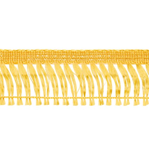 Ruban à pompons et franges dorées autocollantes pour couronne, 40 mm x 25 m | Floristik24.be