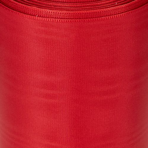 Article Ruban rouge pour couronne 125 mm x 25 m - Ruban pour compositions florales funéraires, lettrage et décoration