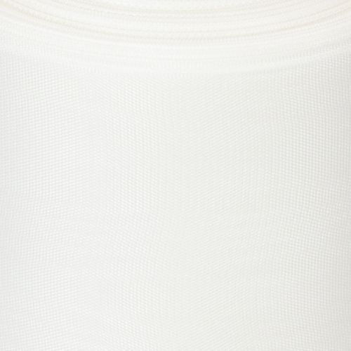 Article Ruban blanc pour couronne, de haute qualité, 75 mm x 25 m - ruban décoratif pour l'art floral et les services funéraires, idéal pour l'impression.