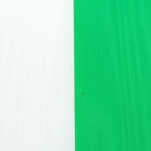 Article Rubans de couronne moiré vert-blanc 150mm 25m
