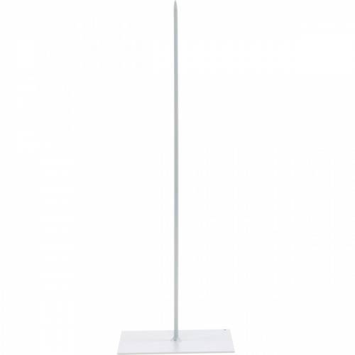 Floristik24 Porte couronne porte couronne métal blanc H30cm
