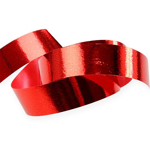 Article Ruban à friser brillant 10mm 250m rouge