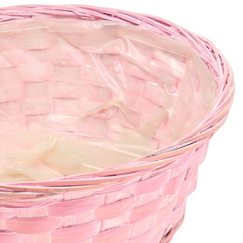 Article Panier à chips rond violet/blanc/rose Ø25cm 6 pcs