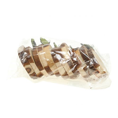 Floristik24 Mélange de citrouilles en bois 6cm 12pcs