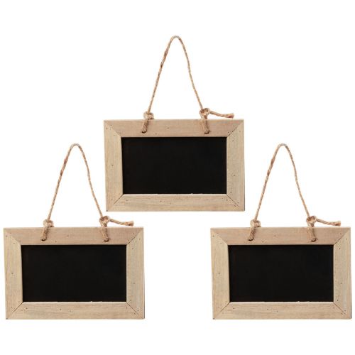 Floristik24 Tableaux à suspendre en bois naturel 20×15cm 5pcs