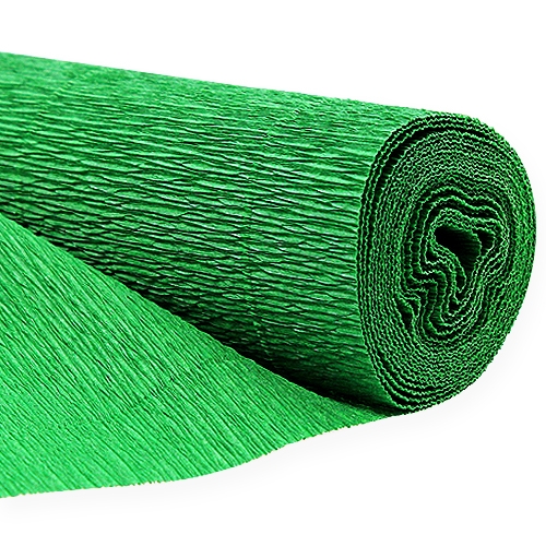 Papier Crêpe Fleuriste Vert 50x250cm