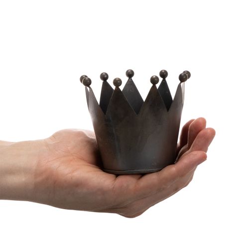 Couronne en métal, petite couronne décorative pour la décoration de table, 10 cm | Floristik24.be