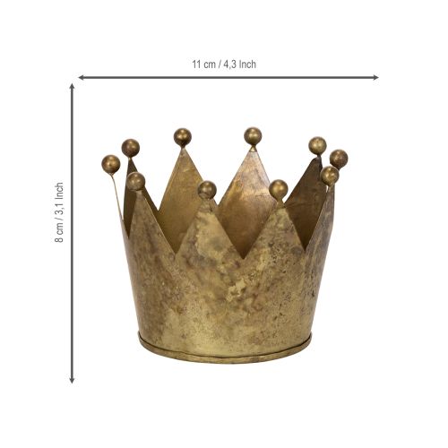 Couronne décorative pour la décoration de table et de Noël, 11 cm | Floristik24.be