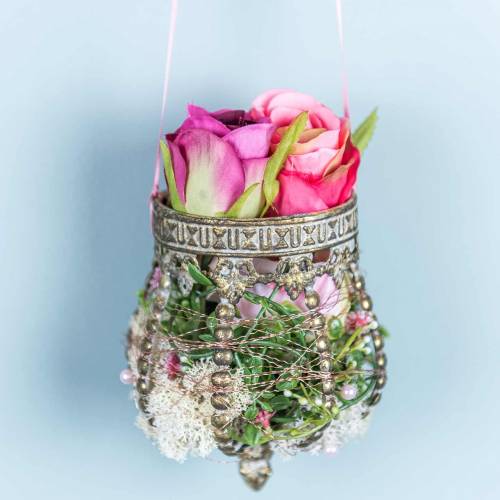 Floristik24 Couronne or antique Ø11cm H13cm