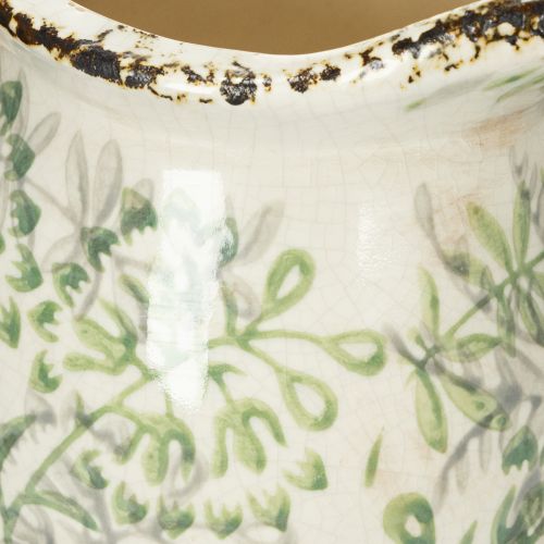 Article Pichet à planter, style vintage, rustique, 16 cm