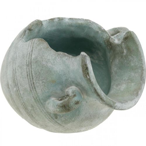 Floristik24 Pichet décoratif cassé, jardinière, décoration béton aspect antique L23cm