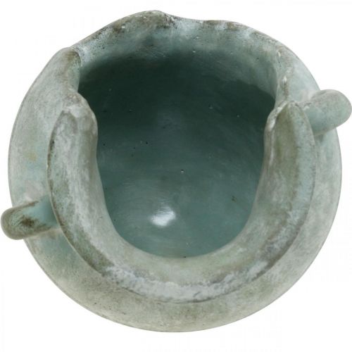 Floristik24 Pichet décoratif cassé, jardinière, décoration béton aspect antique L23cm