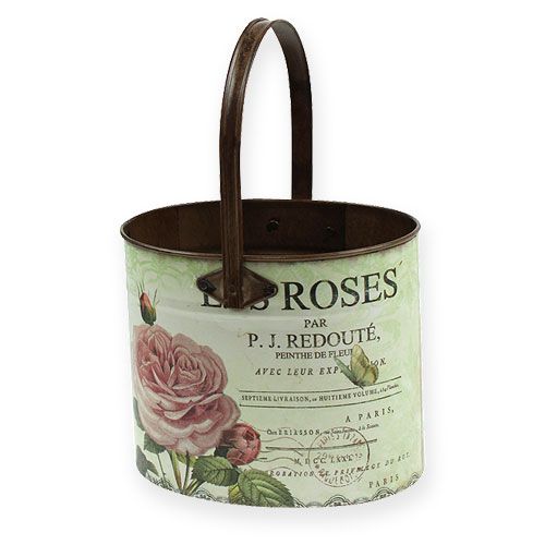 Floristik24 Set de baignoire décoratif avec poignée, motif rose 3pcs
