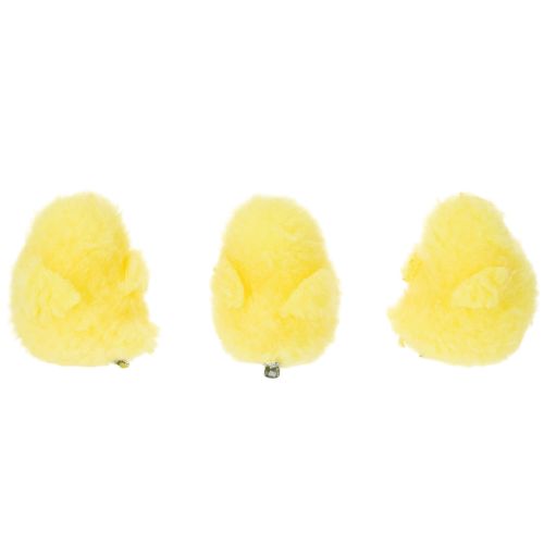 Article Poussins décoratifs, parfaits pour les fêtes de Pâques au salon ou au jardin, 7 cm, lot de 6
