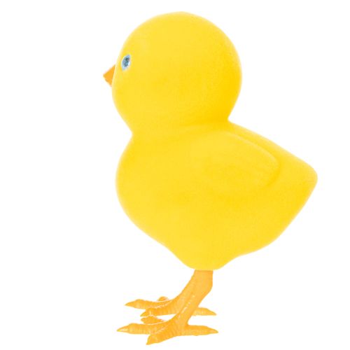 Article Décoration poussins pour Pâques, décoration de table, décoration réutilisable pour le salon, 16 cm, lot de 2