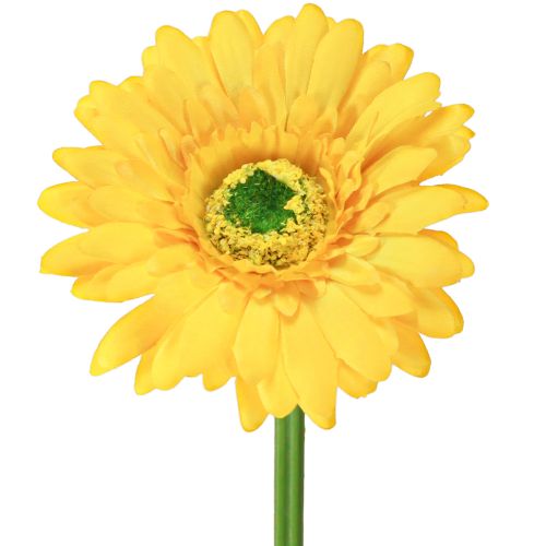 Fleurs artificielles Gerbera soleil jaune fleur de jardin 47cm