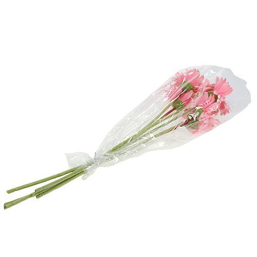 Floristik24 Gerbera rose artificiel Ø10cm L53cm 6pcs