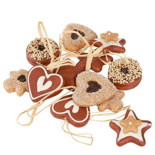 Article Décoration de biscuits artificiels Pendentifs de Noël 4-6 cm 12 pcs