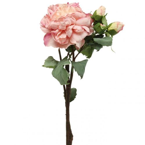 Floristik24 Roses artificielles fleur et bourgeons fleur artificielle rose 57cm