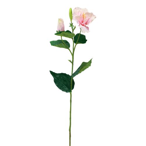 Floristik24 Fleurs artificielles Hibiscus rose 62cm