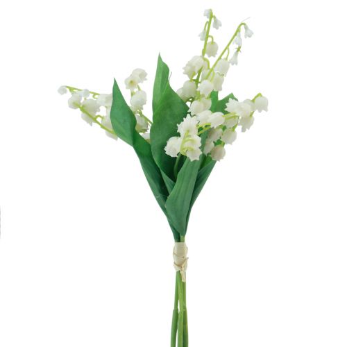 Floristik24 Décoration de fleurs de muguet artificielles en prairie 34cm 3pcs