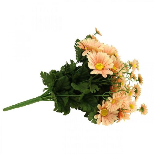 Article Marguerites artificielles bouquet de fleurs artificielles Orange Pêche 44cm