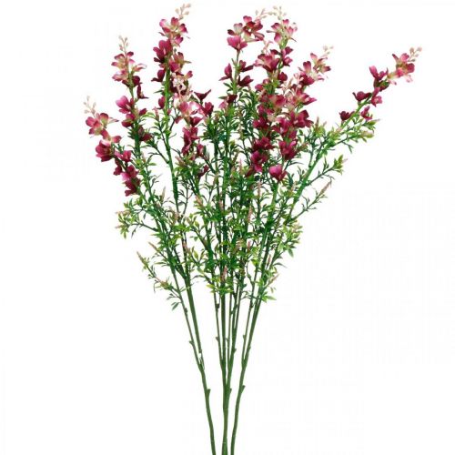 Floristik24 Fleur de prairie artificielle vivace fleurs de soie rose fleurs artificielles 4pcs