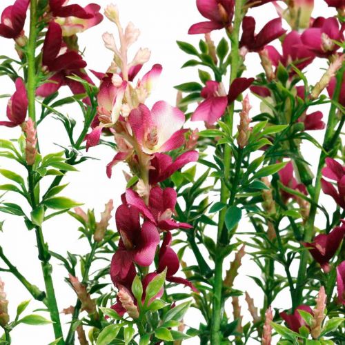 Floristik24 Fleur de prairie artificielle vivace fleurs de soie rose fleurs artificielles 4pcs