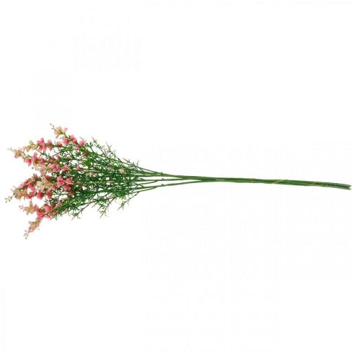 Floristik24 Fleurs de prairie artificielles fleurs de soie roses fleurs artificielles 4pcs