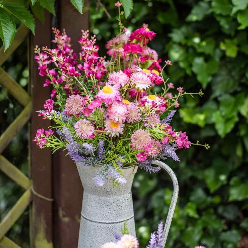 Floristik24 Fleur de prairie artificielle vivace fleurs de soie rose fleurs artificielles 4pcs