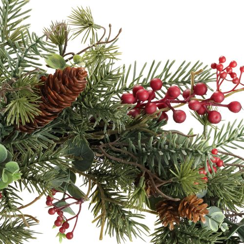 Article Couronne de l&#39;Avent artificielle baies rouges couronne décorative Ø45cm