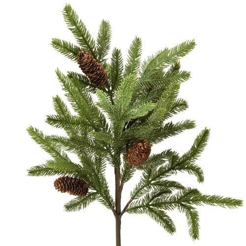 Branche de sapin artificielle avec de vrais cônes Branche de Noël 78cm
