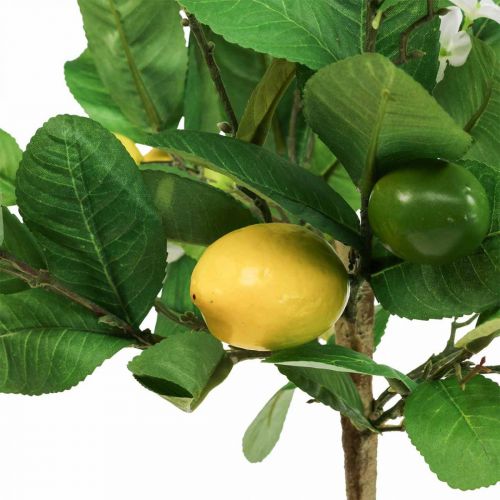 Citronnier artificiel en pot hauteur 115 cm