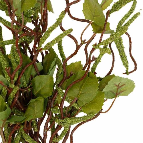 Floristik24 Branche artificielle avec chatons, bouquet vert bouleau, maypole 9pcs