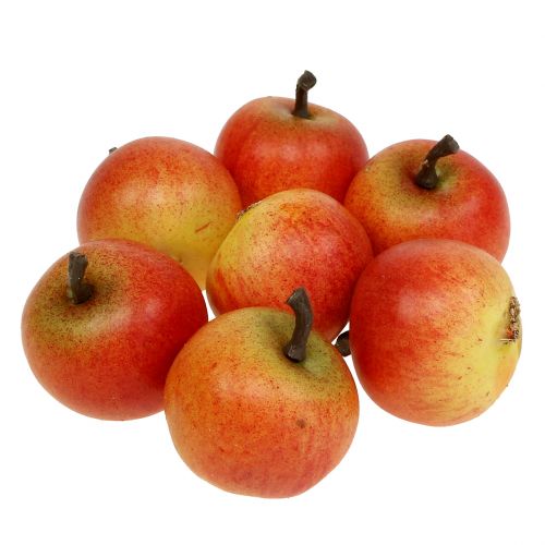 Pommes de fruits artificielles Cox 3.5cm 24pcs