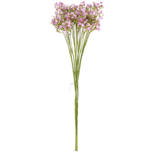 Article Gypsophile artificielle en herbe de gypse violette L68cm 4 pcs