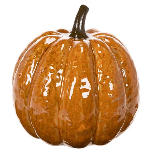 Citrouille en céramique décorative d'Halloween avec LED, 15 cm | Floristik24.be